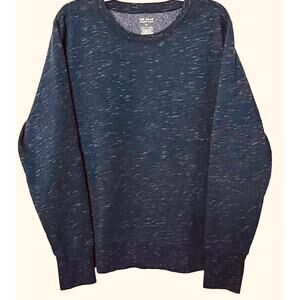 TEK GEAR ULTRASOFT FLEECE LONG SLEEVE PULL-OVER SWEATSHIRT, WOMENS, XL, BLUE